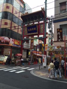 Entrance was decorated chinese arrange 