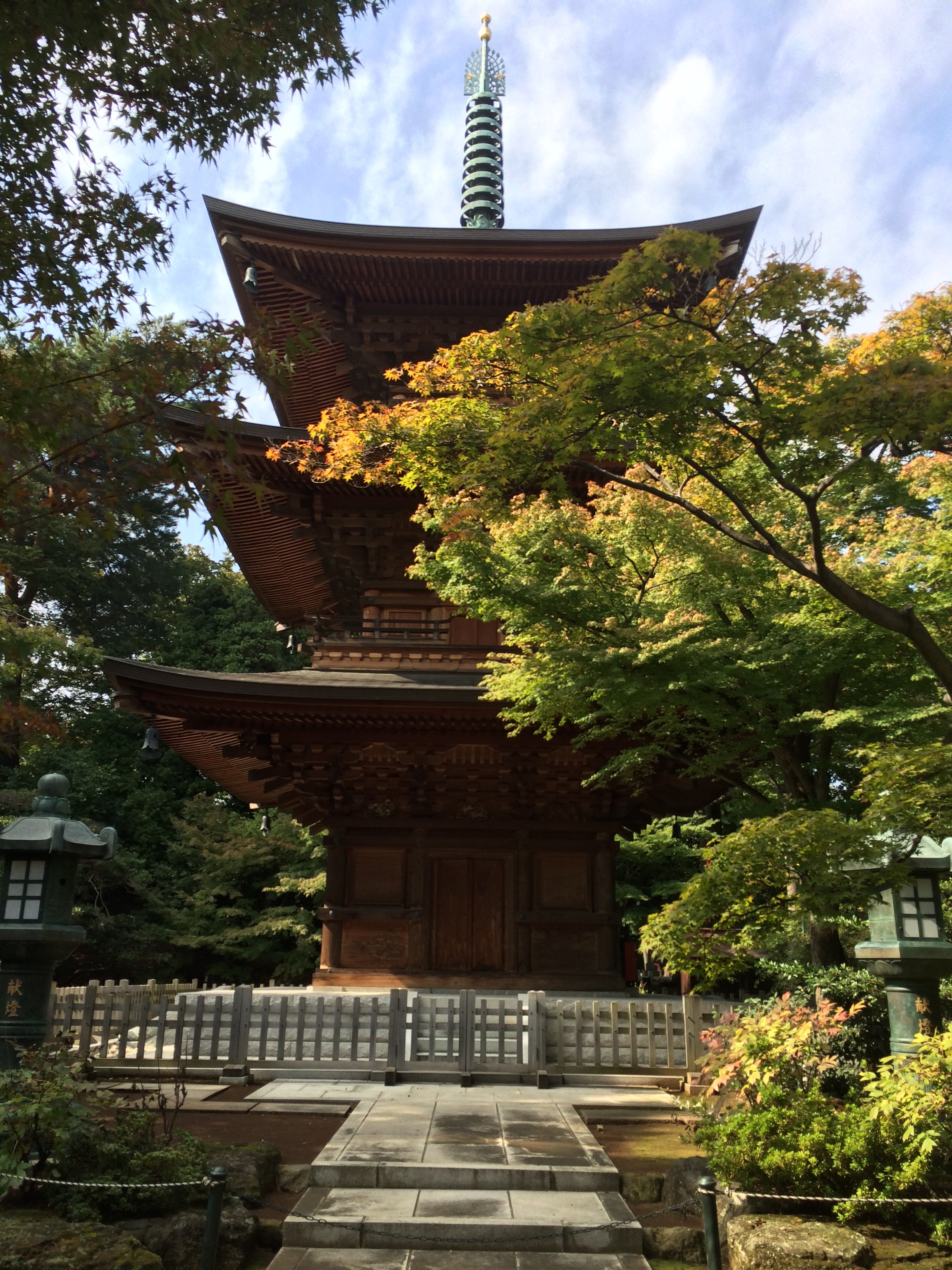 豪徳寺の五重塔